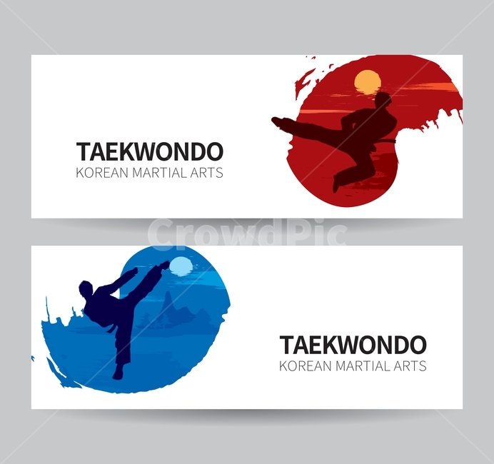 Martial Arts,game,gi,Character,shadow,sports,banner,kick,person,design,silhouette,logo,illustration,vector,man,Taekwondo,Taegeuk,fight