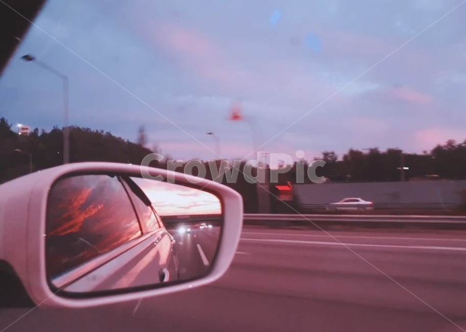 automobile,운전,드라이브,노을,풍경