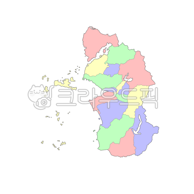 충청도,충청남도,보령시,대한민국,우리나라,한국,행정구역,도,시,군,읍,면,동,지도,행정구역지도,4색지도,파란색,노란색,빨간색,초록색,map