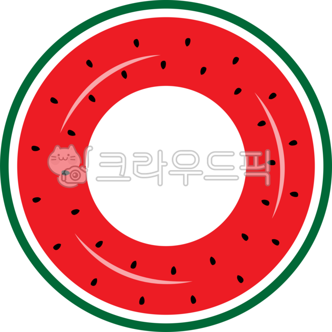 튜브,물놀이,수박튜브,물놀이용품,바닷가,휴가,수영장,일러스트,튜브일러스트,illust,png,피서,여름,수영