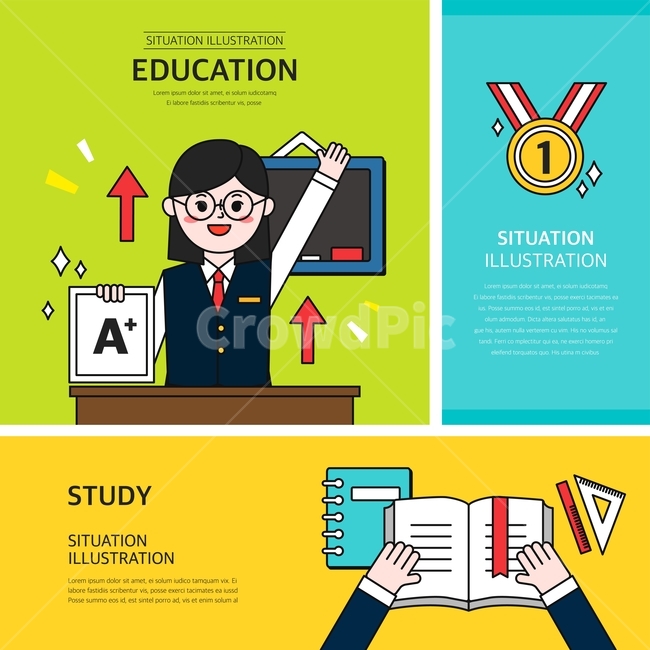 학생,메달,성적표,칠판,책상,삼각자,책,교육,교육,학교,공부,education,learning,study,school,그래픽,일러스트레이션,graphic,illustration