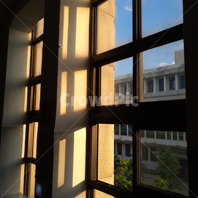 window,창문,햇빛,노을,그림