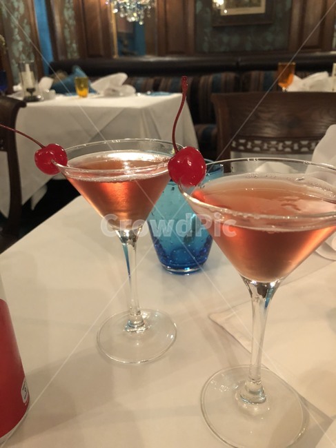 칵테일,피치크러쉬,술,바,체리