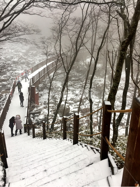 눈,설산,계단,등산,풍경,겨울,계절,winter,season,자연,풍경,nature,landscape,banister,난간,handrail