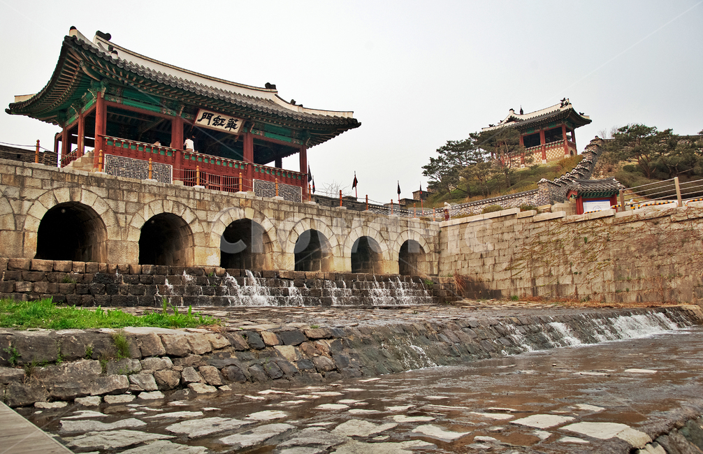 화홍문,수문,수원,화성,유네스코세계문화유산,개천,하천,물줄기,북수문