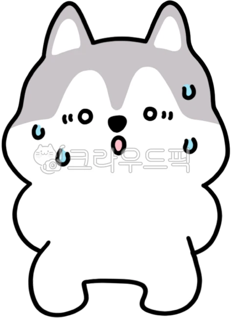 Emoticon, character, sticker, puppy, dog - Authentic Korean Stock ...