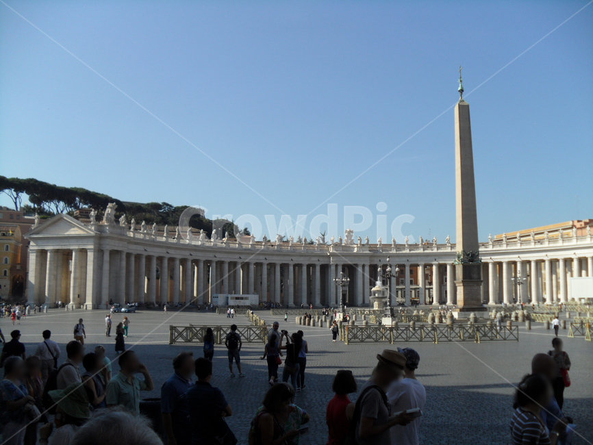 saintpeterssquare,성베드로대성전,미켈란젤로,르네상스건축,바로크건축,광장,이탈리아