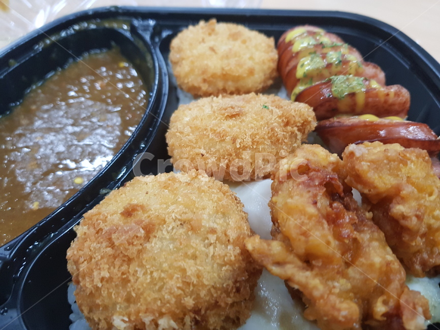 food,음식,너겟,카레,고로케