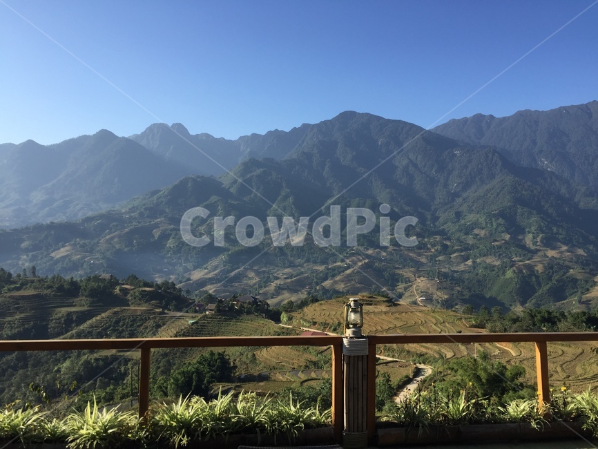 산,mountain,자연,nature,난간,풍경,배경,산간지역,베트남,사파,sapa,자연,풍경,nature,landscape