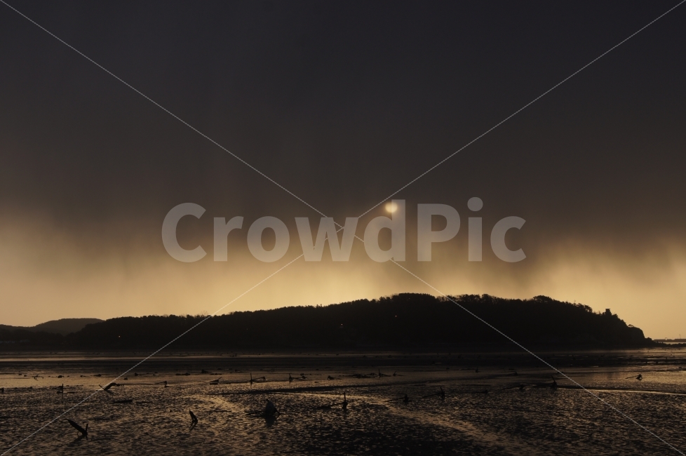 일출,풍경,을왕리,아침,바다,자연,풍경,nature,landscape,실루엣,그림자,silhouette,shadow,outdoors,옥외