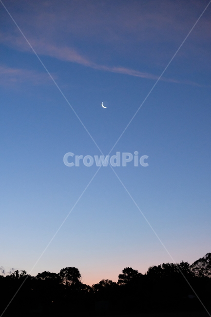 달,밤하늘,초승달,별,star,구름,저녁,노을,야경,nature,자연,outdoors,옥외,감성사진,핑크빛,sky,하늘,moon