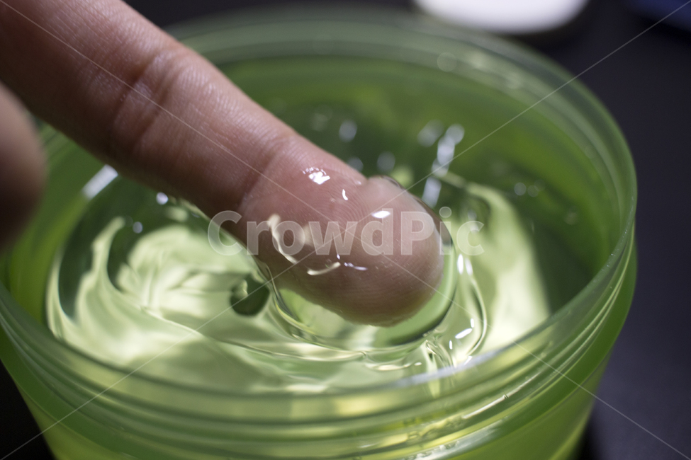 화장품,알로에겔,알로에,cosmetic,aloe,손가락,화장,보습,수분,젤,알로에베라,finger,moisture,aloevera