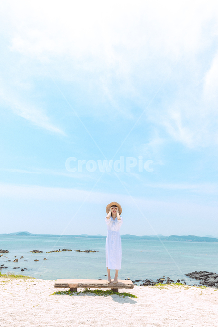 제주도,우도,우도해변,에메랄드해변,바다,하늘,여름,계절,summer,season,사람,인물,인간,human,person,여성,여자,woman,female,lady,여행,휴가,traveling,vacation,trip