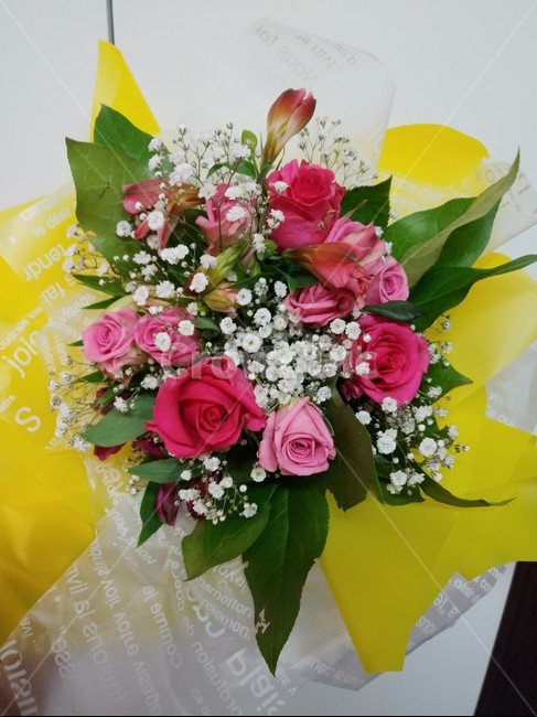 꽃다발,분홍장미,안개꽃,졸업,축하기념,꽃,flower,기념일,축하,anniversary,congratulation,celebrate,celebration