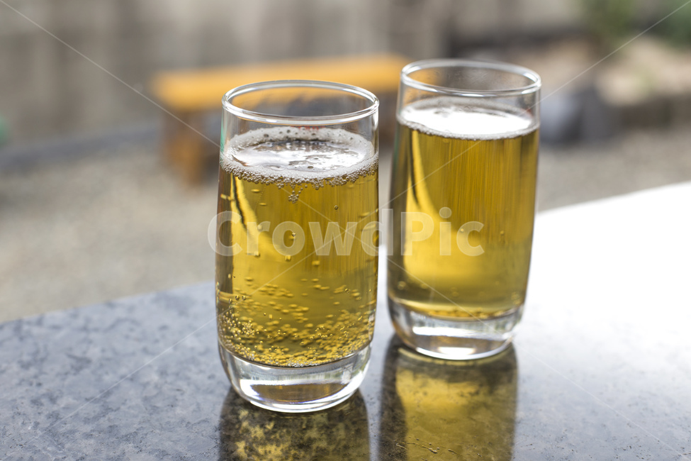 맥주,술,맥아,두잔,주류,유리컵,알콜,술,주류,alcohol