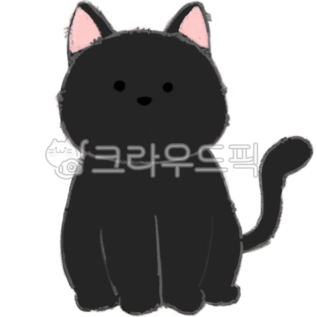 귀여운고양이,고양이,고양이일러스트,검정고양이,검은고양이,깜냥이,봄베이,애니멀일러스트,파스텔톤,손그림느낌,소프트브러시,심플일러스트,둥근형태,힐링,포근한,따뜻한느낌