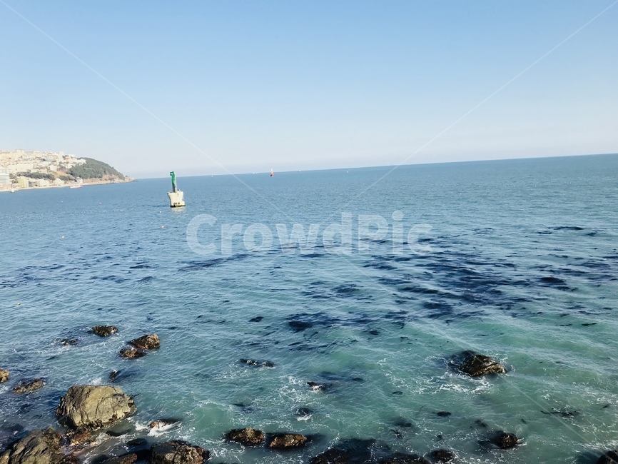 바다,구름,해변,파도,수평선