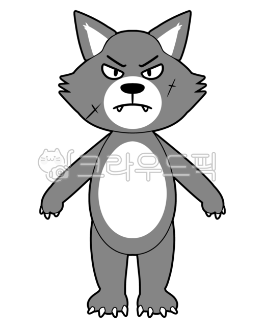 Kindergarten illustration,A wolf,kindergarden,Daycare illustration,Day care Center,animal,illustration