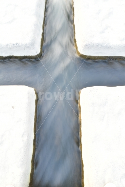 강,물,십자가,장노출,흐름,종교,교회,종교,신앙,religion,belief,faith
