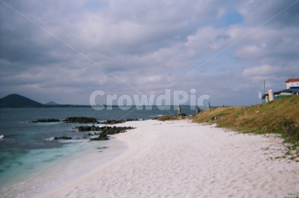 land,나라,nature,자연,outdoors,옥외,water,물,shoreline,해안선,ocean,대양,sea,바다,coast,연안,제주도,우도,필름카메라,필름
