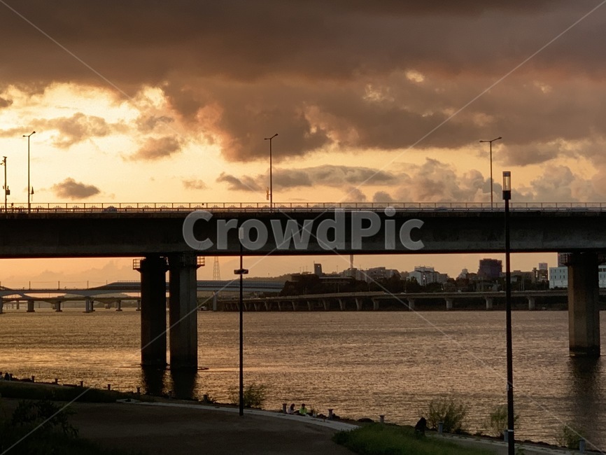 한강,bridge,여유로움,감성사진,가을,공원,구름,강