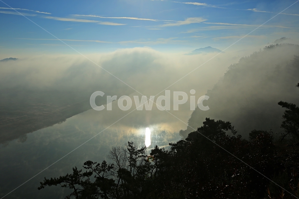 영산강,영산강의아침,안개,아침풍경,아침운해,자연,풍경,nature,landscape,weather,날씨,outdoors,옥외