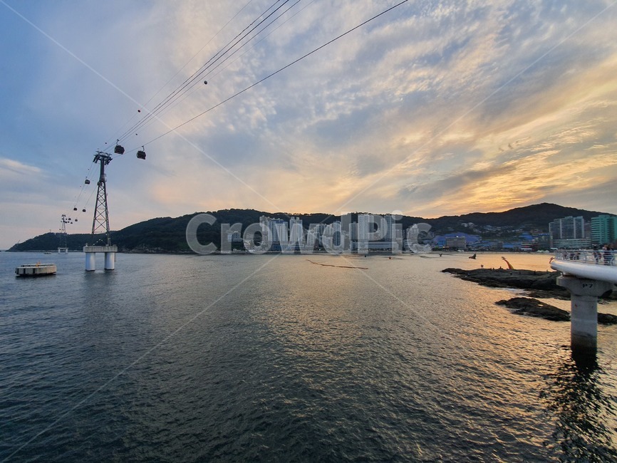 바다,송도,케이블카,하늘,노을,sunset,sea,전경,풍경,부산,busan