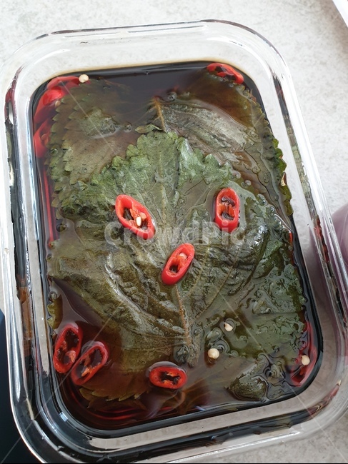 한국음식,food,koreanfood,깻잎,짱아찌,깻잎장아찌,고추,빨간고추,음식,redfood
