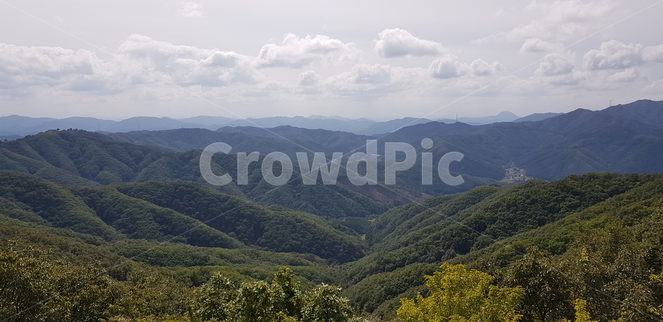 산,나무,하늘,구름,산속,초록,홍천
