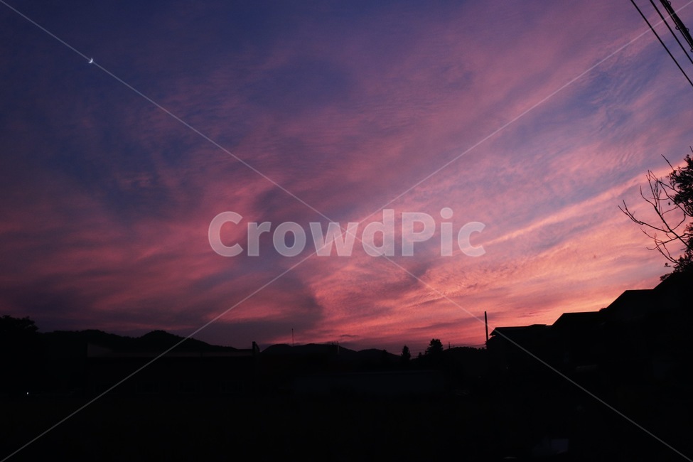 하늘,저녁,노을,붉은하늘,황혼,일몰,자연,sky,redsky