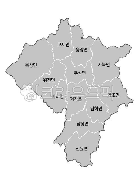 거창군행정지도,거창군,거창,거창군행정구역,거창군지도