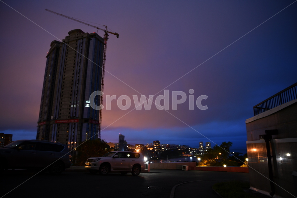 러시아,블라디보스톡,일몰,건물,빌딩,야경,밤,풍경,nightscape,night,landscape,도시,city