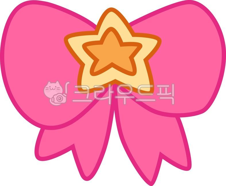 Ribbon,pink ribbon,star decoration,point ribbon,decorative ribbon,ribbon illustration,colored ribbon,ribbon without background,ribbon shape,gift ribbon,pink,mini ribbon,center star,cartoon style,thick line,thick ribbon
