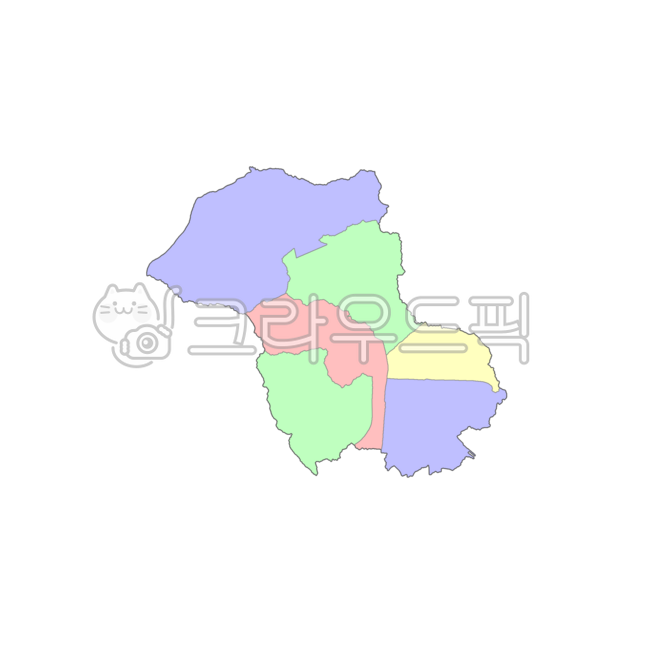 경기도,경기,오산시,오산,대한민국,우리나라,한국,행정구역,도,시,군,읍,면,동,지도,행정구역지도,4색지도,파란색,노란색,빨간색,초록색,map