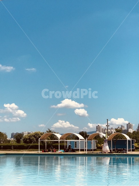 휴식,수영장,맑은날,여유,휴가,여름,계절,summer,season,building,건물,hotel,호텔