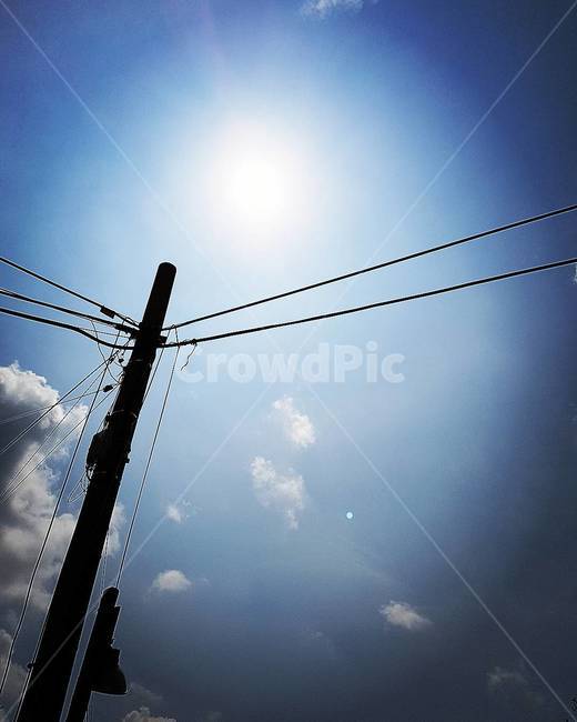풍경,자연,하늘,전봇대,telephonepole,background,nature,sky,태양,sun,햇빛