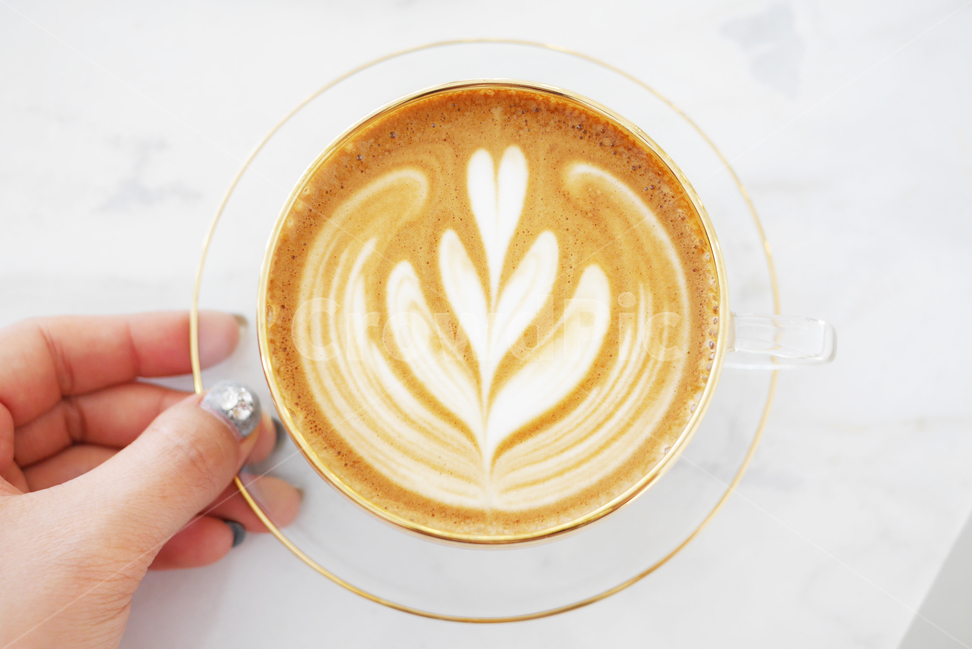 teacup,cafe,pretty photo,coffee cup,latte art,coffee,gold ring,pretty image,Latte