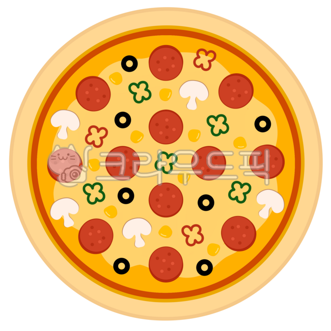 Pizza,pizza illustration,food,pepperoni pizza,pepperoni,olives,green peppers,mushrooms,pizza,cheese,delivery food