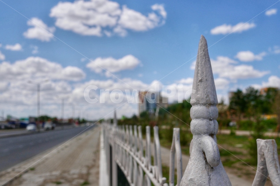 몽골,울란바타르,하늘,울타리,맑은하늘