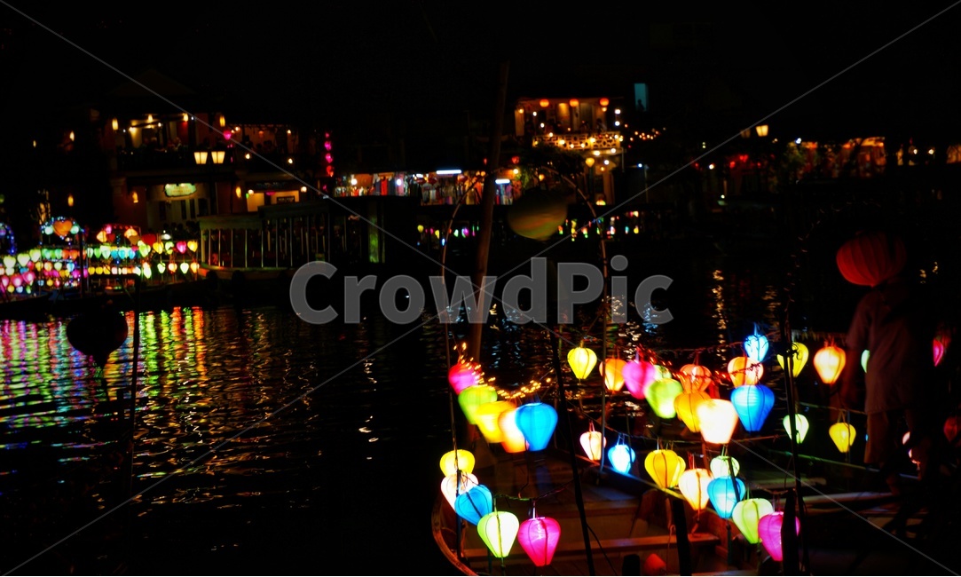 야경,nightsee,배,boat,등불,강,river