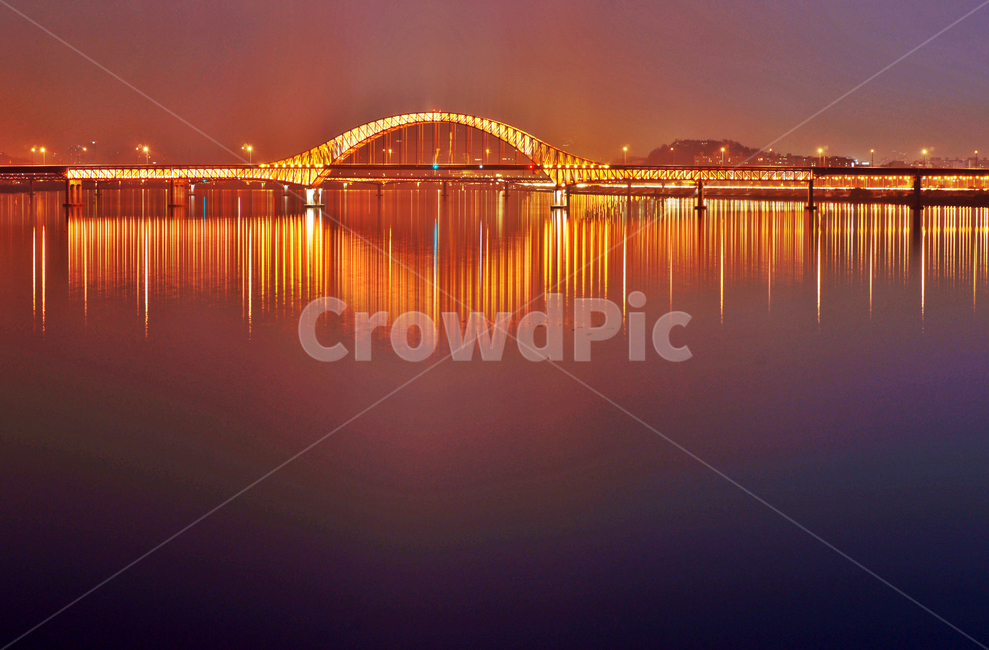 방화대교,한강다리,반영,교량,아치트러스교,야경,밤,풍경,nightscape,night,landscape,도시,city,한국도시풍경,한국도시경관,korea cityscape,building,건물,architecture,건축물,bridge,다리,arch,아치,arched,아치형