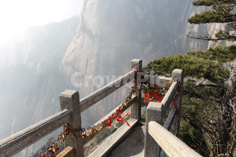 자물쇠,난간,outdoors,nature,정상,자연