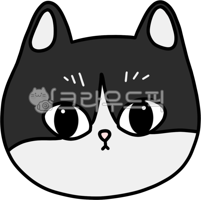 고양이,세계고양이의날,캐릭터,얼굴,동물,드로잉,고양이얼굴,라인드로잉,표정,기념일,아기자기,귀여운,스티커,다꾸,꾸미기,간단,단순,심플,얼굴캐릭터,검정,얼룩,눈썹,animal,cat,character,drawing,face,애완동물,반려동물,반려묘