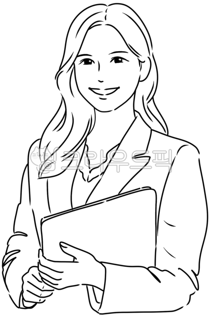 여성,여자,인물일러스트,사람일러스트,비즈니스우먼,직장인,회사원,정장여성,서류파일,문서들고있는포즈,상담이미지,안내이미지,설명하는여성,자신감있는표정,신뢰감,기업홍보,회사소개,상담원,컨설턴트,금융상담,보험상담,고객응대,서비스직,사무직,강사이미지,단정한이미지,businesswomanillustration,professionalwoman,officeworker,corporatecharacter,consultantillustration,femaleportraitdrawing,flatillustration,linedrawingwoman,전문적인느낌,차분한,깔끔한스타일,오피스룩