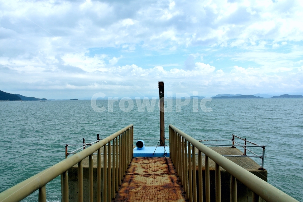 방파제,안전구조물,바다,진도,파도,하늘,자연,풍경,nature,landscape,railing,난간,banister,handrail