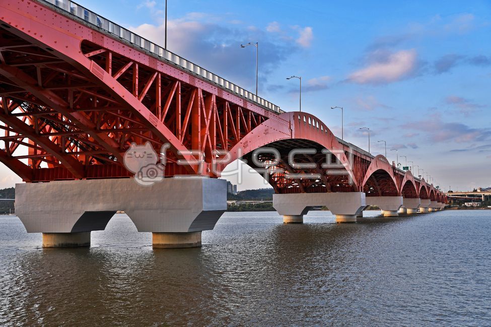 Han River Bridge,truss bridge,Seongsan Bridge,Truss method,Han River