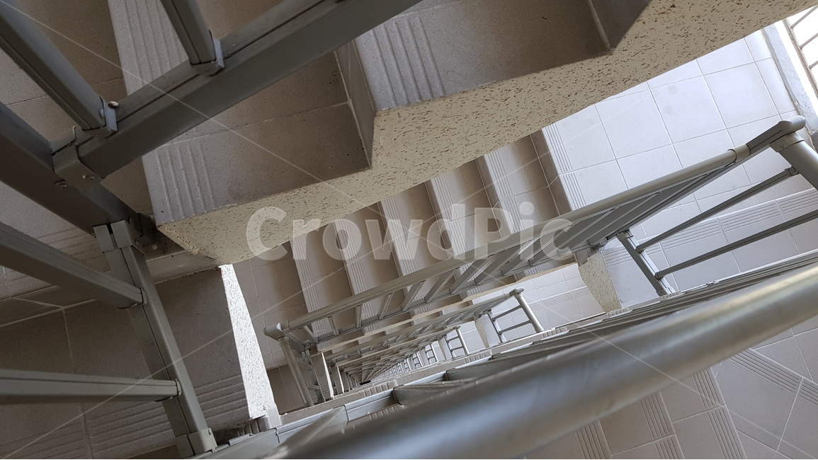 gyre,emergency exit,stairs,geometry,construct,high rise,high rise building,building,apartment