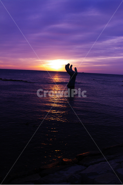 바다,하늘,구름,풍경,해맞이,일출,sunrise,호미곶,상생의손,랜드마크,landmark,랜드마크,landmark,tourist attraction,한국랜드마크,한국관광지,한국명소,korea landmark,korea tourist attraction