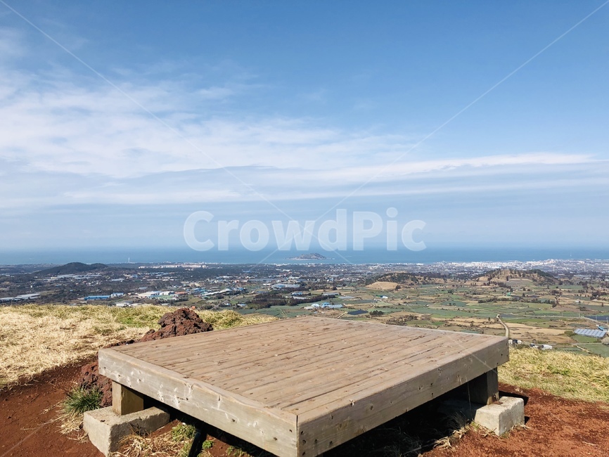 하늘,낮,오름,정상,탁자,구름,제주도,바다,수평선,도시,상쾌함,sky,day,top,cloud,table,sea,jejudo,horizon,city,fresh,시골,마을,풍경,landscape,country,rural,town