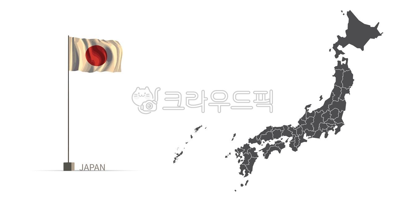 일본,일본국기,일본지도,japan,일장기,지도,국기,맵,map,국가,경계,디자인,일러스트,깃발,country,border,flag,illustration,national